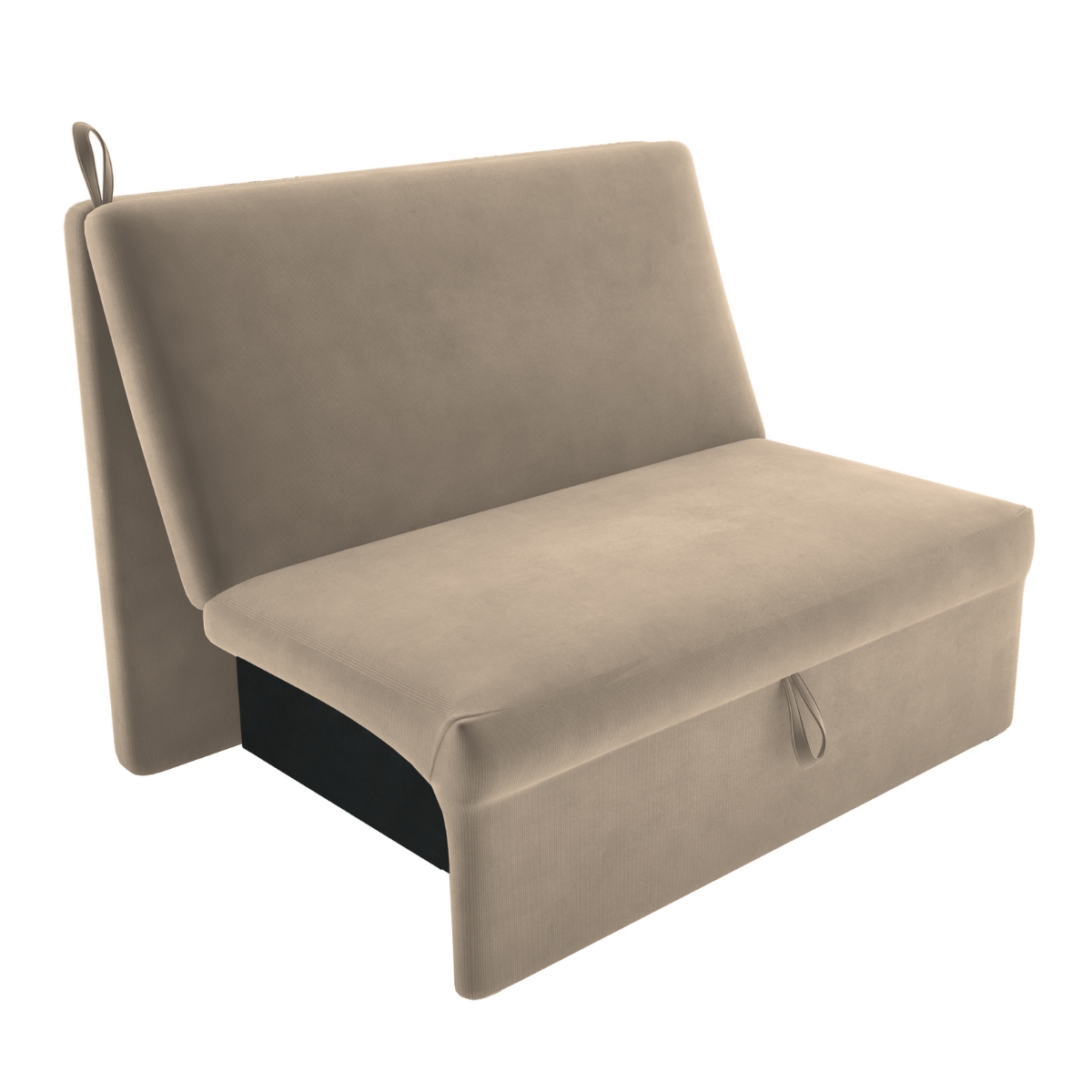 Sofá Cama para Descanso Galway Suede Bege
