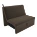 Sofá Cama para Descanso Galway Suede Cappuccino