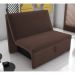 Sofá Cama para Descanso Galway Suede Marrom