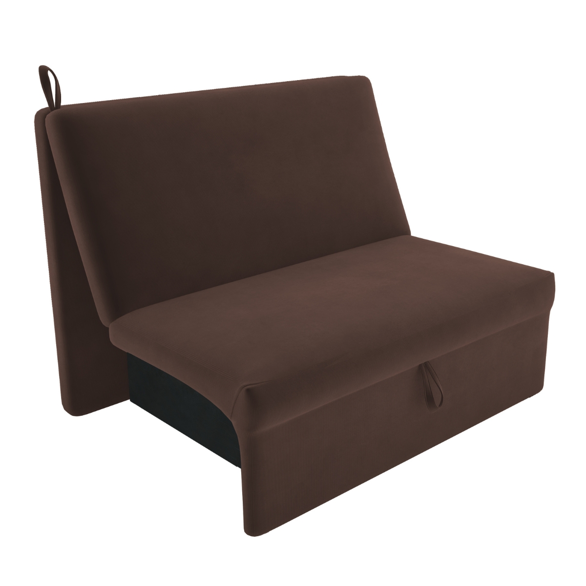 Sofá Cama para Descanso Galway Suede Marrom
