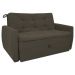 Sofá Cama para Sala de Estar Hiro Suede Cappuccino