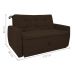 Sofá Cama para Sala de Estar Hiro Suede Marrom