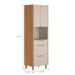 Torre Simples 2 Portas Berlim Jequitiba Off White