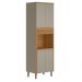 Torre Simples 4 Portas 1 Nichos Leia Jequitiba Gris
