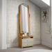 Toucador com 2 Gavetas Espelho Delta Cinamomo Off White