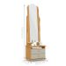 Toucador com 2 Gavetas Espelho Delta Cinamomo Off White