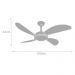 Ventilador Ventax Office Fly Branco 220V Controle Remoto