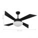 Ventilador de Teto Volare Tech Preto 220V