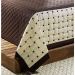Cobre Leito King 200 Fios Naturalle Tabaco Casaborda 3 peças