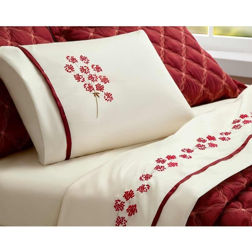 Jogo de Cama Queen 180 fios Anita Palha Casaborda 4 peças