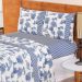 Jogo de Cama Queen 180 fios Estampado Valentina Palha Casaborda 4 peças