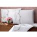 Jogo de Cama Queen 200 fios Bordado Bouquet Branco Casaborda 4 peças