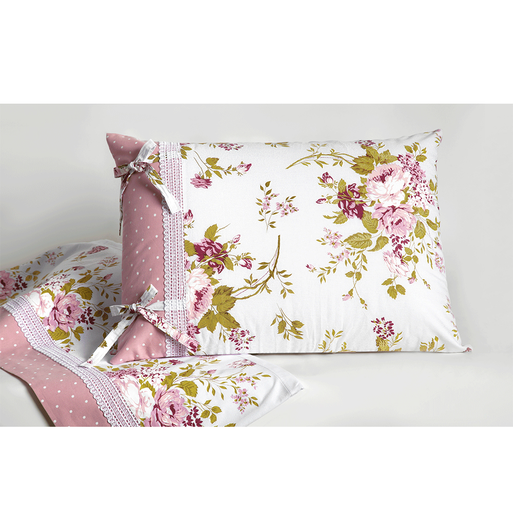 Jogo de Cama Queen 200 fios Passione Branco Casaborda 4 peças
