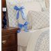 Jogo de Cama Super King 200 Fios Napoli Azul Casaborda 4 peças