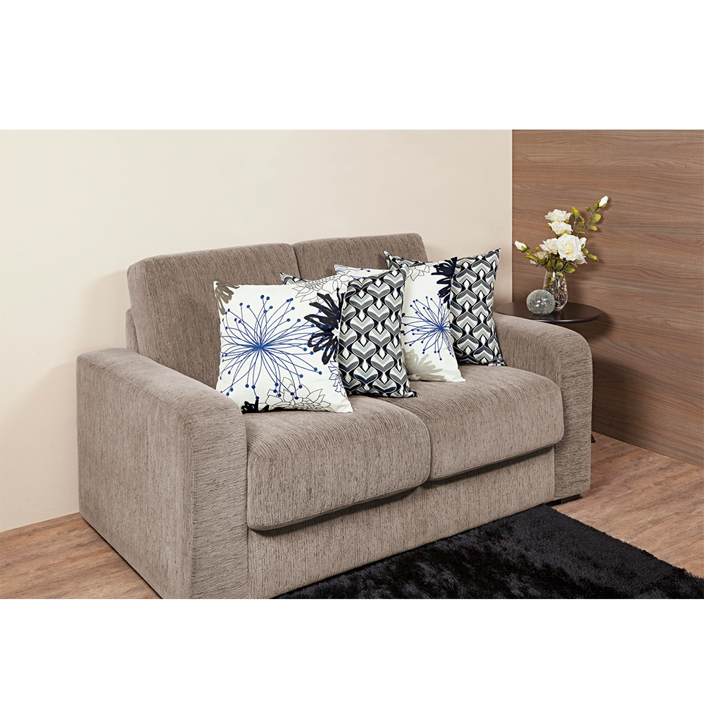 Kit Almofada Bella Cinza Casaborda 4 peças
