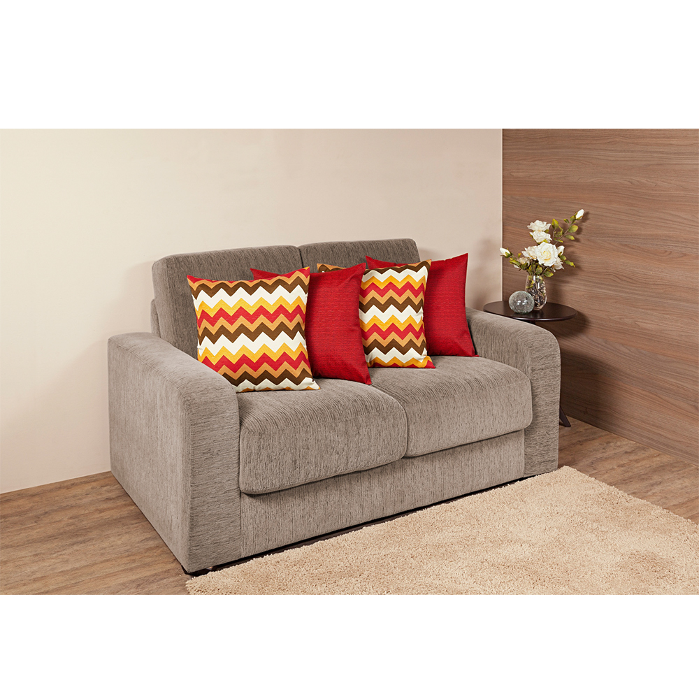 Kit Almofada Bella Vermelho Casaborda 4 peças
