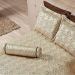Kit Cobre Leito King Palazzi Tafetá Avelã Casaborda 4 peças