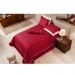 Kit Cobre Leito King Palazzi Tafetá Vermelho Casaborda 4 peças