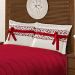 Kit Cobre Leito Queen Bakita Vermelho Casaborda 3 peças