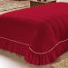 Kit Cobre Leito Queen Bakita Vermelho Casaborda 3 peças