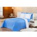 Kit Cobre Leito Queen Casualle Azul Casaborda 3 peças