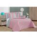Kit Cobre Leito Queen Elegance Rosa Casaborda 5 peças
