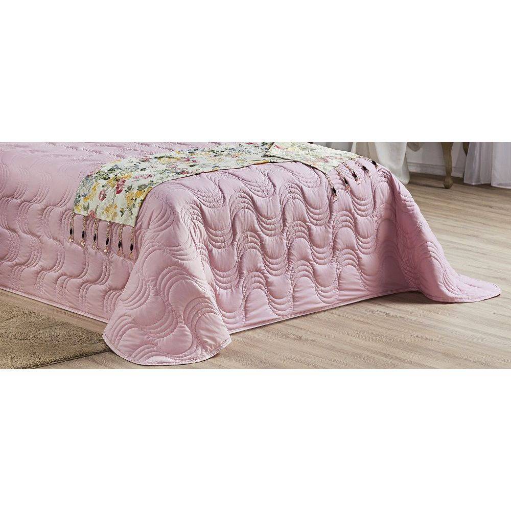 Kit Cobre Leito Queen Versatty Rosa Casaborda 6 peças