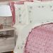 Kit Cobre Leito Queen Vivara Rosê Casaborda 5 peças