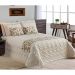 Kit Enxoval Queen Matelado Provençal Areia Casaborda 8 peças