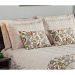 Kit Enxoval Queen Matelado Provençal Areia Casaborda 8 peças