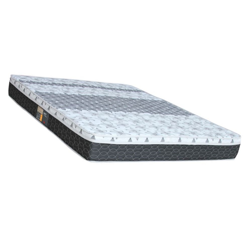 Colchão Casal King Mola Class Bonnel New Euro 180x200x25cm Branco/Cinza - Castor
