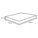 Colchão Casal Sleep Max Espuma D33 138x188x25cm Branco/Verde - Castor