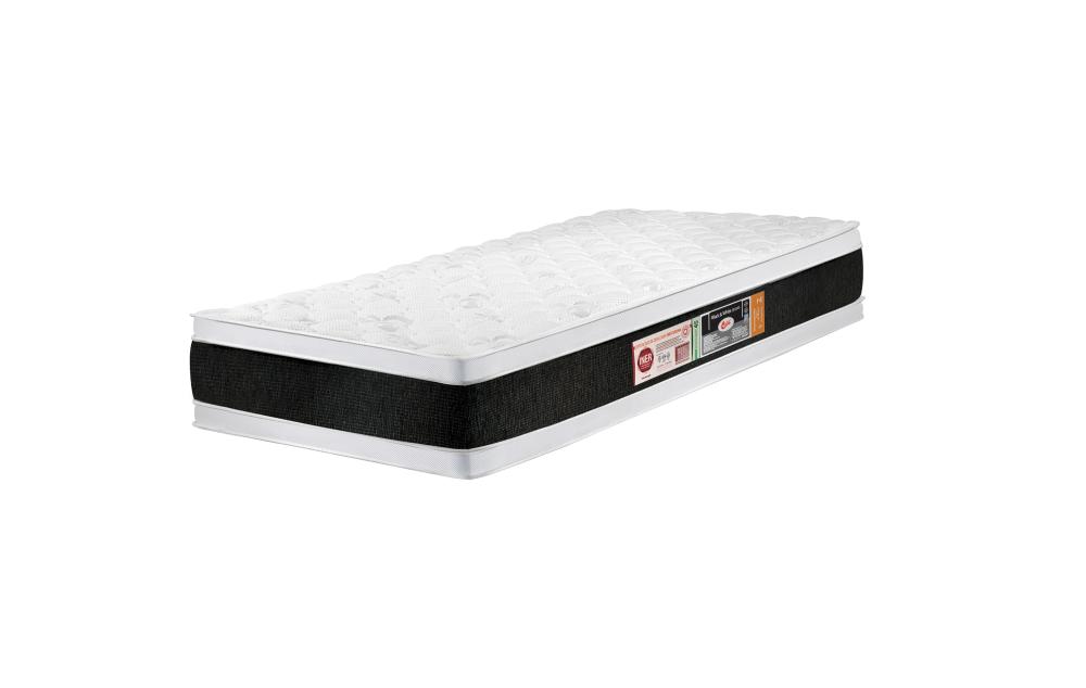 Colchão Solteiro Castor Black White Double Face D45 (27x88x188) Branco e Preto -92962