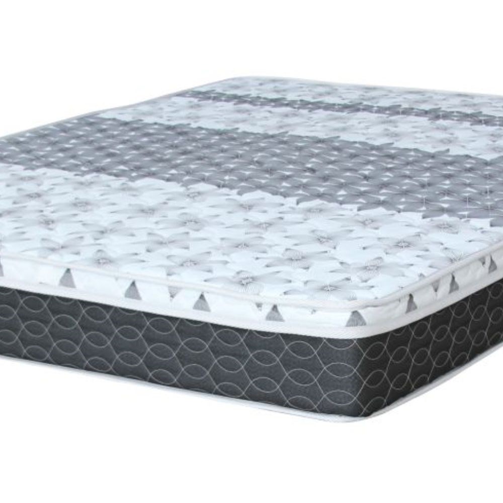 Colchão Solteiro Mola Class Bonnel New Euro 78x188x25cm Branco/Cinza - Castor