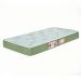 Colchão Solteiro Sleep Max Espuma D33 120x203x15cm Branco/Verde - Castor