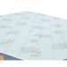 Colchão Solteiro Sleep Max Espuma D45 88x188x25cm Branco/Azul - Castor