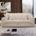 Sofá Cama Retrátil e Reclinável Arizona Boucle Bege 2,20M