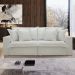 Sofá Cama Retrátil e Reclinável Arizona Boucle Gelo 2,40M