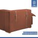 Sofá Cama Retrátil e Reclinável Arizona Boucle Terracota 2,40M