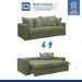 Sofá Cama Retrátil e Reclinável Arizona Boucle Verde 2,40M