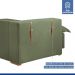 Sofá Cama Retrátil e Reclinável Arizona Boucle Verde 2,40M