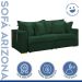 Sofá Cama Retrátil e Reclinável Arizona Veludo Verde 2,40M