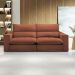 Sofá Retrátil e Reclinável Martinho Boucle Terracota 2,10M