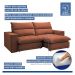 Sofá Retrátil e Reclinável Martinho Boucle Terracota 2,10M