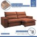 Sofá Retrátil e Reclinável Martinho Boucle Terracota 2,10M