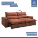 Sofá Retrátil e Reclinável Martinho Boucle Terracota 2,30M