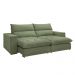 Sofá Retrátil e Reclinável Martinho Boucle Verde 2,30M