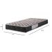 Colchão Viúva Preto De Espuma D28 Medida Especial Selo Inmetro 110x188x14 Py