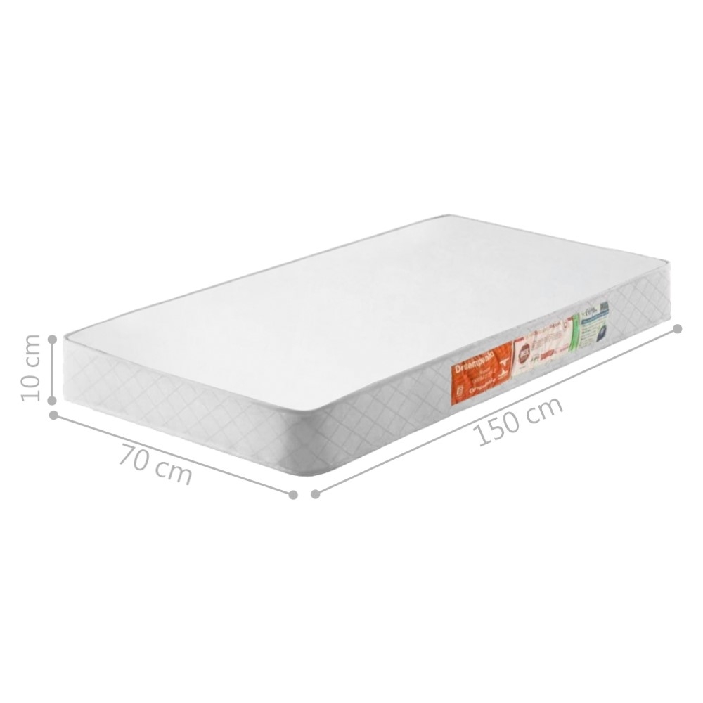 Colchão de Cama Infantil D18 Branco