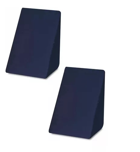 Kit 2 Travesseiros Encosto Triangular Ortopédico Pós Cirúrgico Com Capa Ideal para Leitura, Amamentação, Descanso Tr